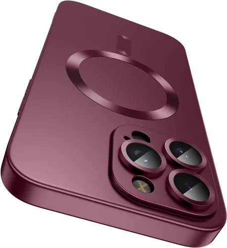 Vista 13 de LEKEVO Funda magnética para iPhone 13 [compatible con MagSafe] [protector de lente de cámara integrado] Funda delgada de silicona suave a prueba