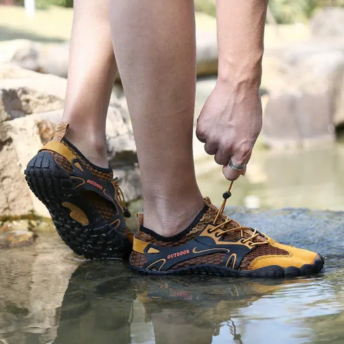 Vista 7 de AFT AFFINEST Zapatos acuáticos para hombre y mujer, zapatos acuáticos de secado rápido, zapatos de playa descalzos para natación, piscina, yoga