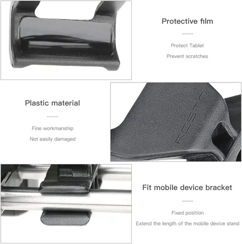 Vista 3 de Kit extensor de soporte de clip para teléfono celular compatible con DJI Air 3 / Mini 3 Pro/Mini 2 / Air 2 2S / Mavic 3 Drone Controladores