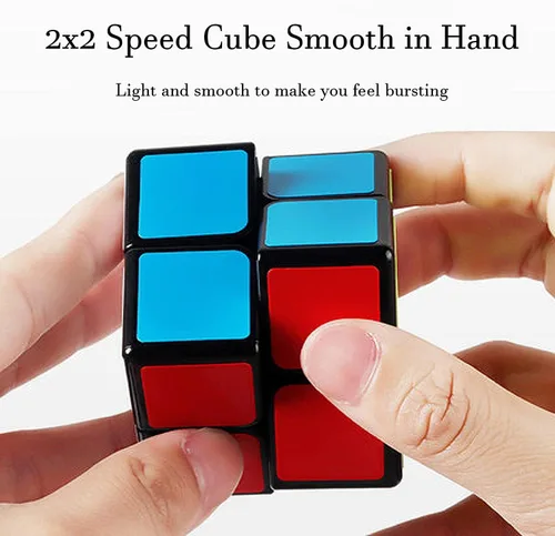 Vista 6 de Rompecabezas de juguetes de cubo 2x2, negro