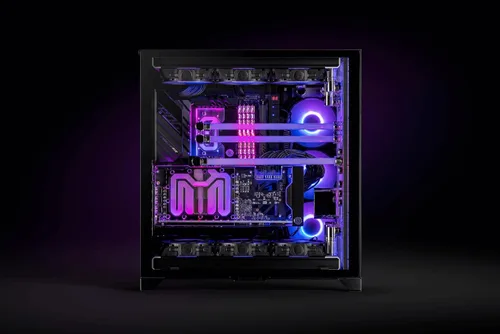 Vista 9 de EKWB EK-Quantum Surface S360, negro, radiador de PC de 14.173 in, 1.181 in de grosor, 3 soportes de ventilador de 4.724 in, 2 puertos G1/4 pulgadas