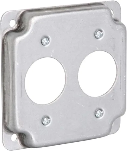 Vista 13 de Hubbell-Raco 800C 1 Toggle - Cubierta de trabajo cuadrada expuesta de 4 pulgadas