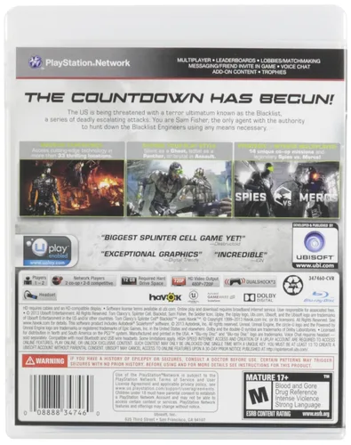 Vista 2 de Tom Clancy'S Splinter Cell Blacklist Standard Edition - PlayStation 3