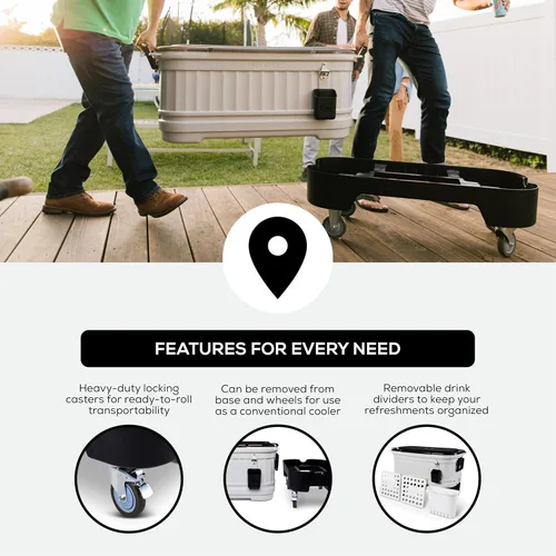 Vista 5 de Igloo Hard Cooler Polar & Party Bar Series Insulated Ice Chests