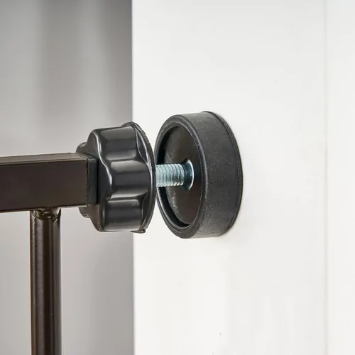 Vista 5 de Regalo Easy Step - Puerta para bebé, decoración arqueada extra alta, incluye kit de extensión de 4 pulgadas, kit de montaje a presión y 4 kit