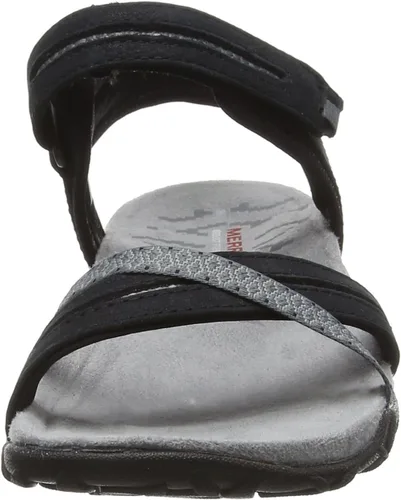 Vista 2 de Merrell Terran Cross II cuero mujeres sandalias