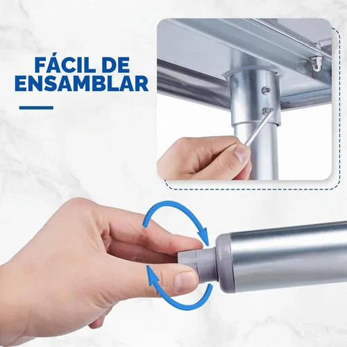 Vista 4 de Profeeshaw mesa de trabajo, de uso comercial, de acero inoxidable NSF con protector contra salpicaduras y estante inferior, para cocina, restaurante