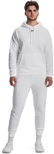 Vista 3 de Under Armour Rival - Sudadera ajustada de vellón con capucha, para hombre