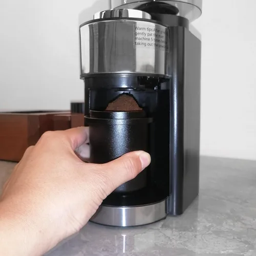 Vista 6 de IKAPE Taza dosificadora de espresso de 2.008 in y 2.126 in, compatible con todos los portafiltros de 2.008 in a 2.126 in, accesorio de café expreso