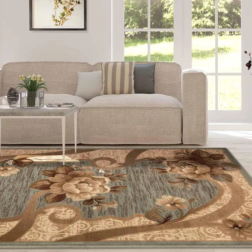 Vista 6 de Alfombra de área interior Superior, con respaldo de yute, alfombra moderna y lujosa de estilo granja para entrada, sala de estar, pisos de cocina
