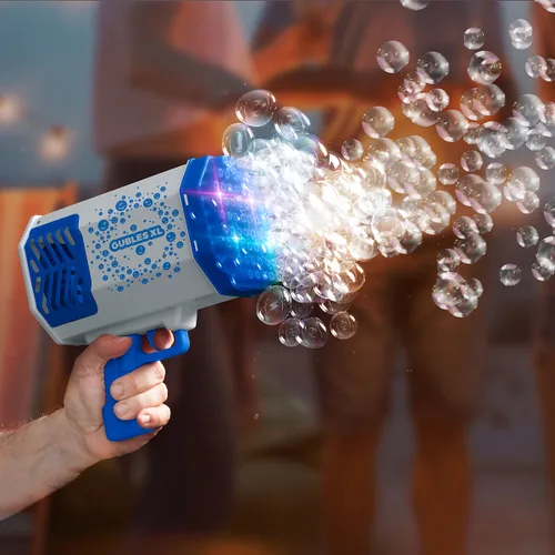 Vista 3 de Pistola de Burbujas Gigante con LED Gubles XL InnovaGoods