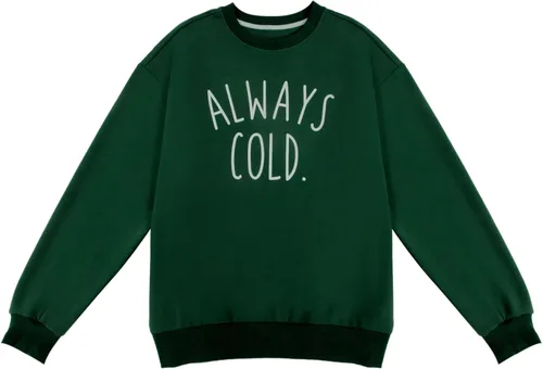 Vista 9 de JINTING Always Cold - Sudadera de gran tamaño para mujer, con cuello redondo, ligera, de manga larga