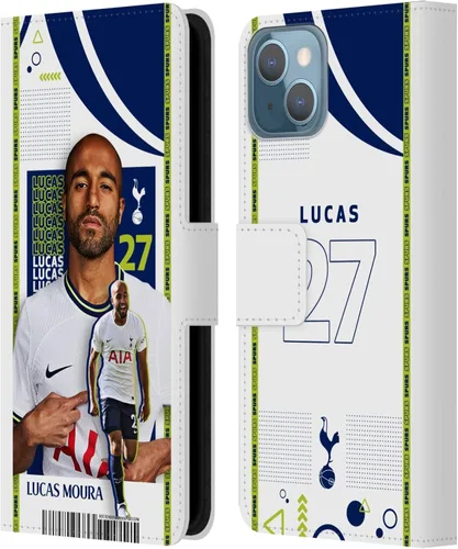 Vista 16 de Head Case Designs Officially Licensed Tottenham Hotspur F.C. Cristian Romero 2022/23 First Team Leather Wallet Case Compatible with Apple iPhone 11