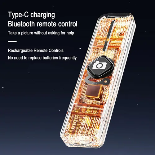 Vista 7 de XINBAOHONG Palo selfie, trípode extensible con control remoto Bluetooth para iPhone y Android, tamaño compacto y ligero