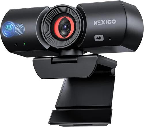 Vista 14 de NexiGo Certificada para Zoom, N950P (Gen 2) Cámara Web Zoomable 4K, Control Remoto RF, Sensor Sony_Starvis, Zoom Digital 5X, Cámara Web Profesional