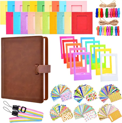 Vista 15 de Sunmns - Kit de accesorios para álbum Instax Mini, color negro