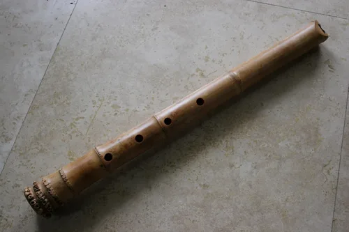 Vista 6 de 1.6 Shakuhachi Pentatonic con extremo de raíz y KINKO MP- Instrumento Zen (Notas: E/G/A/B/D)