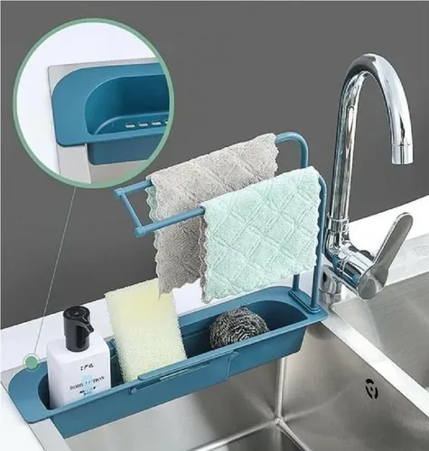 Vista 2 de Estante De Almacenamiento Para Fregadero Cocina Rectangular