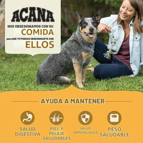 Vista 3 de ACANA - Receta de aves de corral sin cereales para perros, bolsa de 4.5 libras