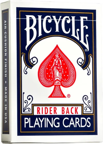 Vista 8 de Juego de cartas estándar con jinete en la parte posterior Bicycle, multi-colored, Estándar