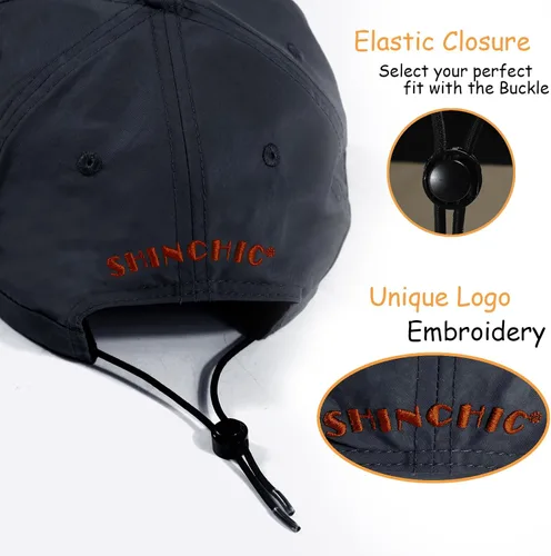 Vista 56 de Gorra de béisbol impermeable para hombre, sombrero de lluvia plegable para correr al aire libre, sombrero de pesca solar