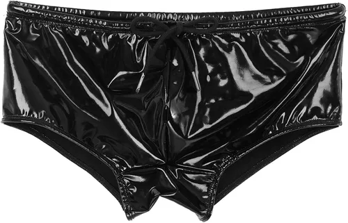 Vista 5 de Ropa interior elástica para hombre con cordón para natación, bikini a la cadera