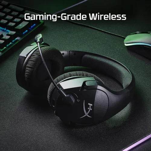 Vista 2 de HyperX Cloud Stinger Core - Auriculares inalámbricos para juegos para PC sonido envolvente 71 micrófono con cancelación de ruido ligeros