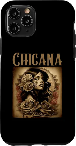 Vista 27 de iPhone 16 Chicana Style Tattoos Clothes Women Mexican American Latina Case