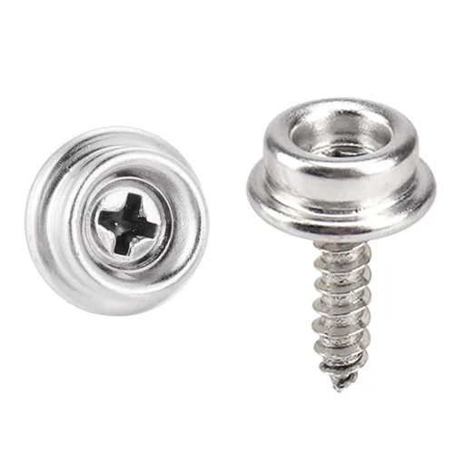 Vista 6 de BetterJonny - 100 broches de lona de acero inoxidable para barco, rosca de grado marino, para cubierta de barco de metal, enchufe de 3/8 pulgadas