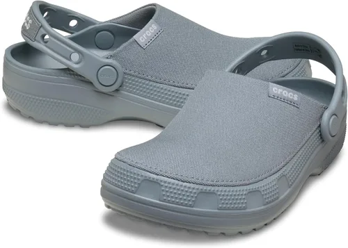 Vista 6 de Crocs Zuecos clásicos de lona elaborados unisex para hombres y mujeres