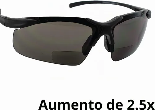 Vista 7 de Global Vision Apex 2.5 - Gafas de seguridad bifocales, 2 pares de lentes transparentes y ahumadas