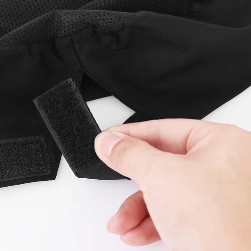 Vista 6 de Yolev 4 gorras de chef unisex ajustables para cocina, con malla transpirable, tapas de cocina con elástico, talla única, parte superior de malla