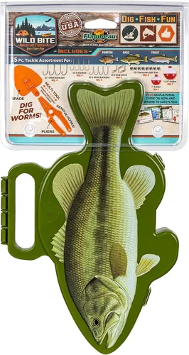 Vista 6 de Flambeau Outdoors - Kit de caja de aparejos de pesca Wild Bite