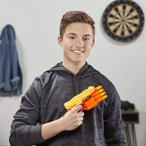 Vista 4 de Nerf Alpha Strike Fang QS-4 - Juego de 8 dardos de 13 piezas, a partir de 8 años