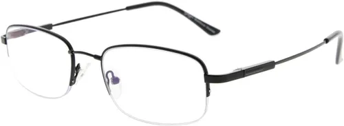 Vista 14 de Eyekepper Lentes de lectura progresivos con protección UV, 3 niveles, multienfoque, para hombres y mujeres, marco de memoria flexible (negro, +1.00)