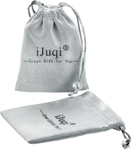 Vista 6 de iJuqi Collar de regalo para madre e hija, 2 collares para mamá de hija, regalos para mamá, regalos para hija, regalos para Navidad, Día de la Madre