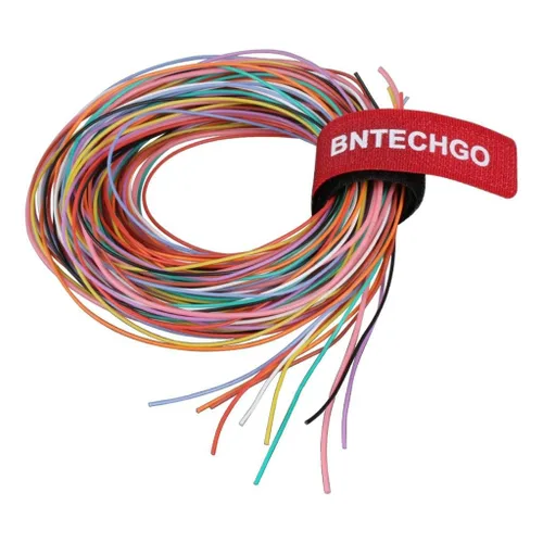Vista 15 de Cable de batería de silicón de BNTECHGO, calibre 16 AWG, ultraflexible, resistente a temperaturas de 200 °C, 252 hilos de cobre estañado trenzado