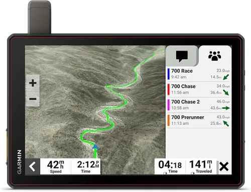Vista 9 de Garmin Tread SxS, Navegador GPS, Pantalla Ultrabrillante, Topografía Precargada, Radio para Grupo de Montaje, Tecnología inReach