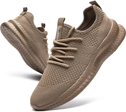 Vista 2 de FUJEAK Zapatos deportivos para hombre para gimnasio, tenis, atletismo, zapatos para correr, para ir a la ruta, zapatos para caminar ligeros