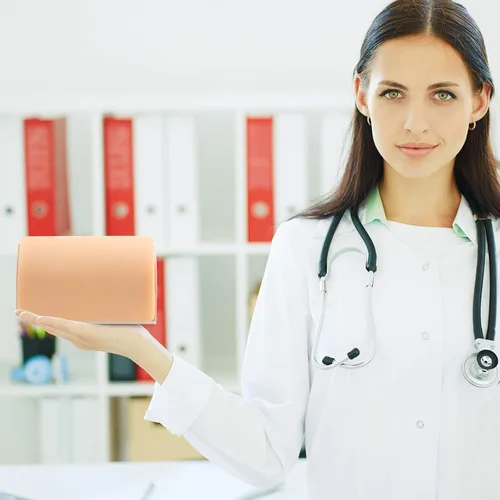 Vista 7 de Ultrassist Almohadilla de sutura premium para estudiantes de medicina, almohadilla de práctica de sutura de silicona con mallas dobles mejoradas