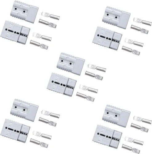 Vista 9 de 2 baterías de calibre 1/0 de 175 amperios de conexión rápida/desconexión con mango, kit de conector de enchufe de cable de puente para cabrestante
