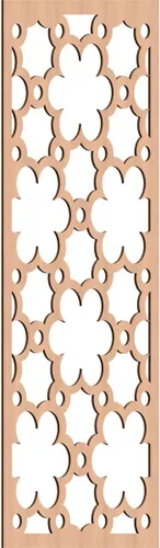Vista 139 de 9 3/8"W x 24 3/8"H x 1/4"T Southgate Decorativos Paneles De Pared De Madera Calado, Abedul