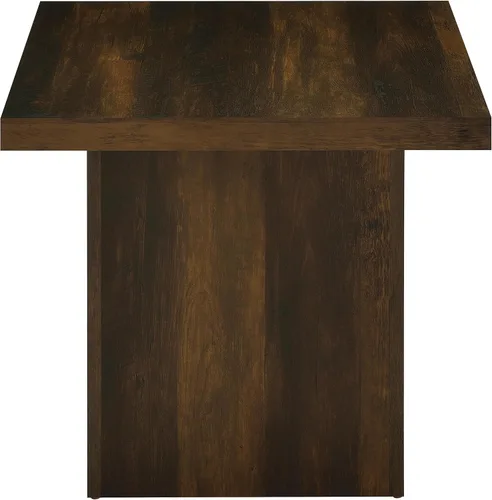 Vista 7 de Coaster Devar 710887 - Mesa auxiliar cuadrada para sala de estar, 23.5 Dark Pine
