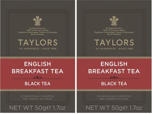Vista 18 de Taylors of Harrogate Classic Chai, té negro, bolsas envueltas individualmente, 20 unidades (paquete de 1), especiado, aromático y cálido