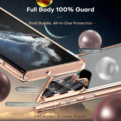 Vista 722 de TOCOL Funda magnética 3 en 1 para iPhone 15 Pro, mejorada [protección completa de cámara] con 2 protectores de pantalla, compatible con MagSafe Gris
