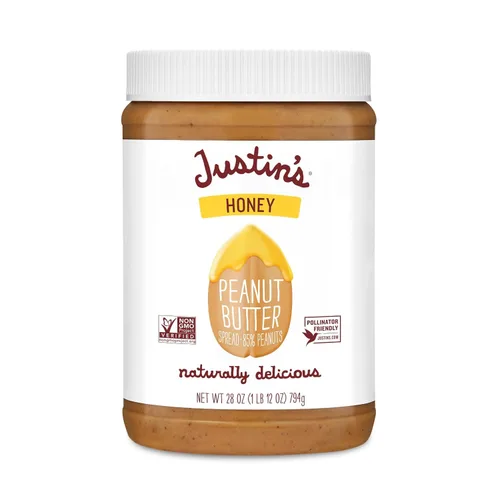 Vista 12 de Justin's NUT Butter, PNUT BTR, Classic, tamaño 28 onzas, sin ingredientes