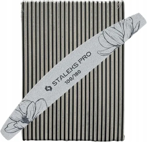 Vista 10 de STALEKS PRO Expert 40 limas de uñas Crescent, grano 80/80, 25