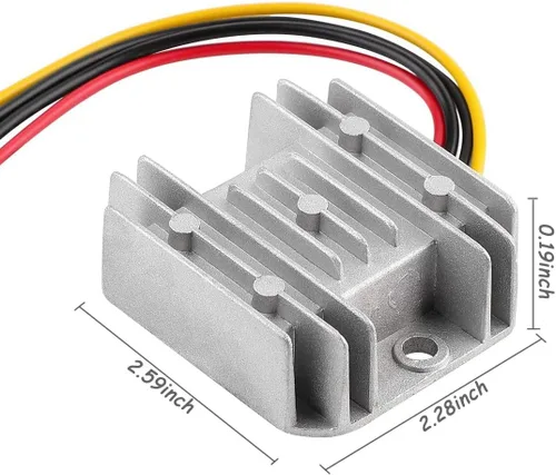 Vista 7 de Convertidor de Voltaje DC - Regulador Boost Buck Convertidor Reductor 8V-40V Elevación y Reducción a 12V 3A 36W para Carrito de Golf Club Car Luz