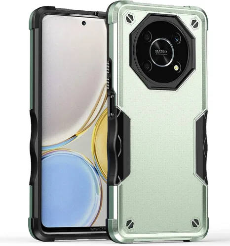 Vista 13 de Compatible con Honor X9, a prueba de golpes, híbrida resistente a los golpes, funda híbrida para parachoques híbrida de cuerpo completo, resistente