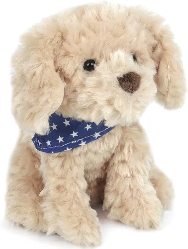 Vista 12 de MON AMI Bogart - Peluche de cachorro lanudo de 18 pulgadas, peluche suave y tierno con patas largas y pies flexibles, adorable animal de peluche